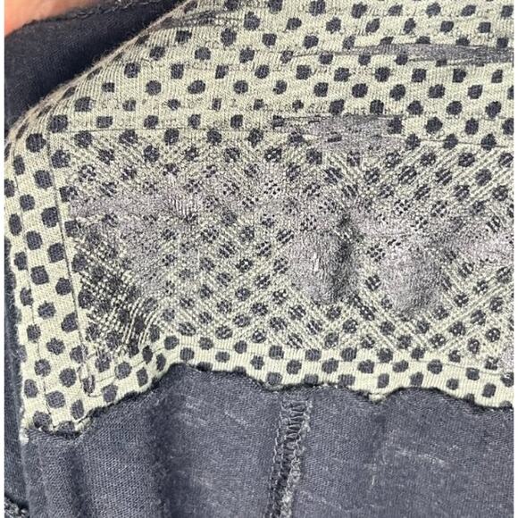 RUNDHOLZ Black Label Sz M Medium Green Black Print Drop Crotch Pants Leggings - Picture 2 of 6